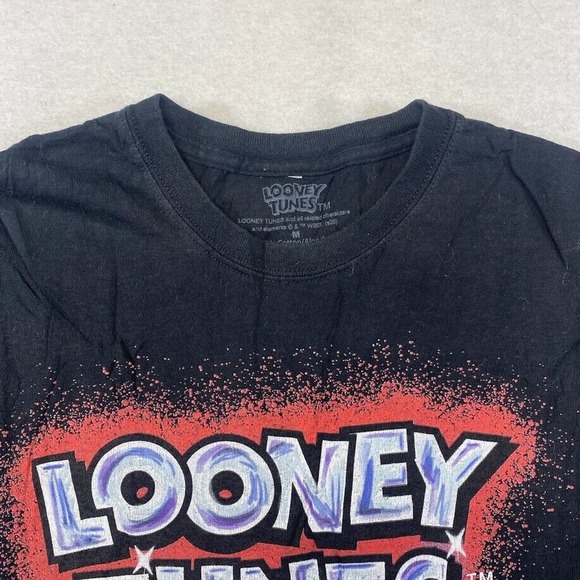 Looney Tunes Graphic Tee Thrifted Vintage Style Size M - Picture 9 of 10
